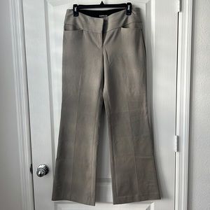 Express Wide Waist Editor Pants - some would call the color Taupe